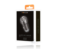 FOREVER 2x USB 3.1 A PCC-04 srebrna - 1390326 - zdjęcie 1